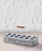 Galvanized Metal Egg Basket