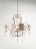 Ivory Baroque Candle Chandelier