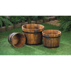 Apple Barrel Planters Trio