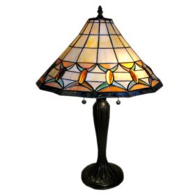 Tiffany-style Jeweled Table Lamp