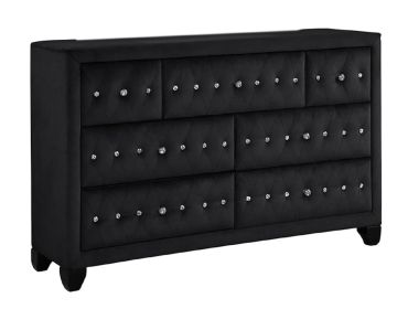 Sophia Dresser Made With Wood in Black