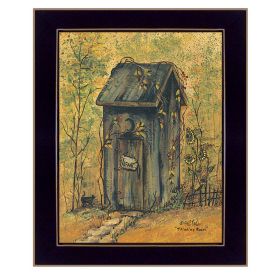 "Thinking Room" By Gail Eads, Printed Wall Art, Ready To Hang Framed Poster, Black Frame