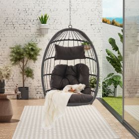 Outdoor Garden Rattan Egg Swing Chair Hanging Chair