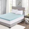 Hypoallergenic 3" Cooling Gel Memory Foam Mattress Topper with Removable Cooling Cover