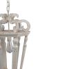 Wood Chandelier, Hanging Light Fixture with Adjustable Chain for Kitchen Dining Room Foyer Entryway, Bulb Not Included