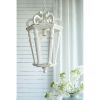 Wood Chandelier, Hanging Light Fixture with Adjustable Chain for Kitchen Dining Room Foyer Entryway, Bulb Not Included