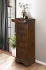 Traditional Design Louis Phillippe Style 1pc Lingerie Chest of 7x Drawers Brown Cherry Finish Hidden Drawers Wooden Furniture