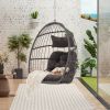 Outdoor Garden Rattan Egg Swing Chair Hanging Chair