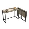 Techni Mobili Space Saving Folding Desk - Grey