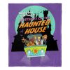 Warner Bros. Scooby-Doo Silk Touch Throw Blanket, 50" x 60", Mysteries of the Haunted House