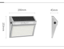 Outdoor solar body body induction lighting wall lamp body induction + intelligent light control