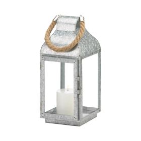 GALVANIZED FARMHOUSE LANTERN