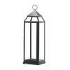 Tall Black Contemporary Lantern