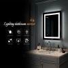 4 Size Bathroom LED Vanity Mirror Wall Mounted Makeup Mirror with Light (Horizontal/Vertiacl)